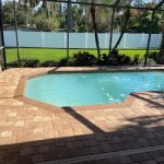 Professional pressure washing Valrico Pool deck after by Peter’s Pressure Washing removing algae and dirt for safer, cleaner concrete surfaces