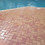 Clean pool cage and sealed pool deck after Peter's pool cage cleaning in Tampa Bay